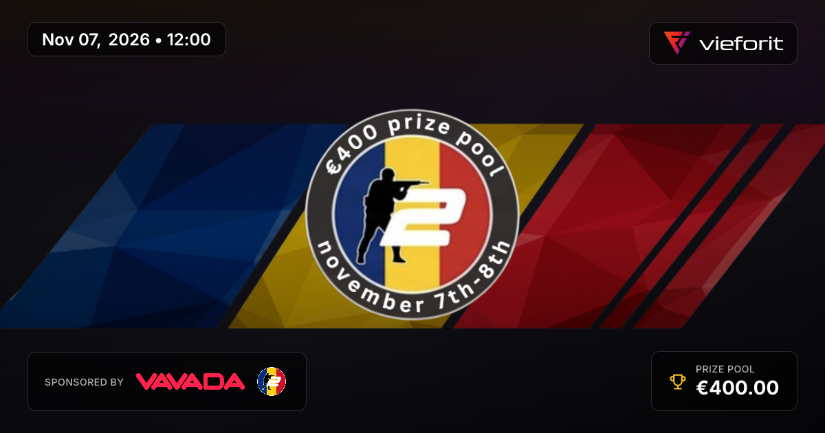 🏆 CS2 Romania - 5v5 CUP x VIEFORIT (400€ Prize Pool)